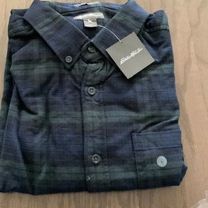 NWT Men’s Eddie Bauer flannel shirt